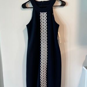 NWT: Nordstrom Rack Navy Dress, Size 4, Business Casual